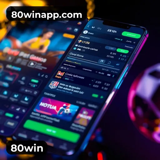 Aplicativo móvel 80win para iOS e Android